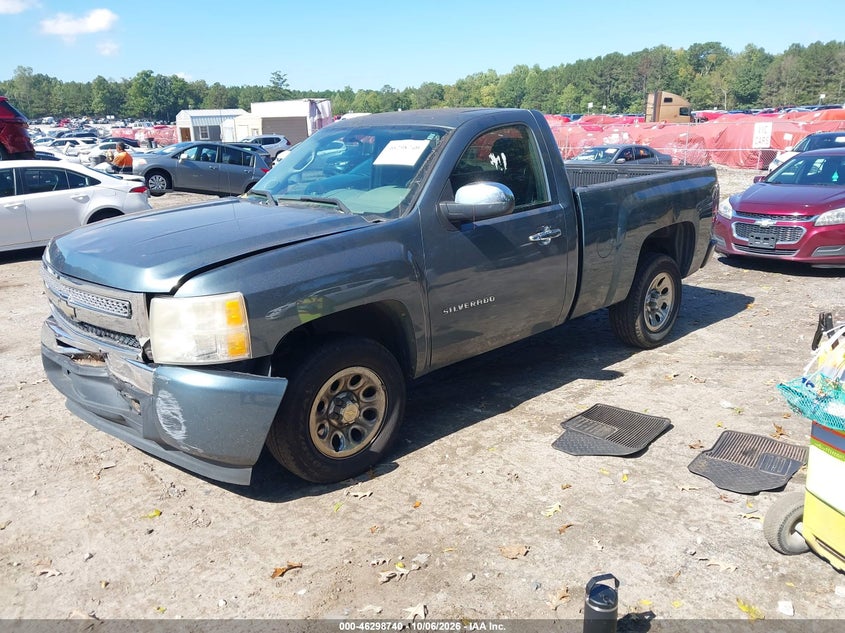 Vin: 1gcpcpex9az270426, lot: 46798903, chevrolet silverado 1500 work truck 20102