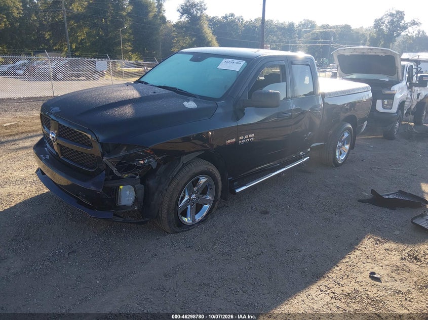 Vin: 1c6rr6ft8js143664, lot: 46798943, ram 1500 express  4x2 6'4 box 20182