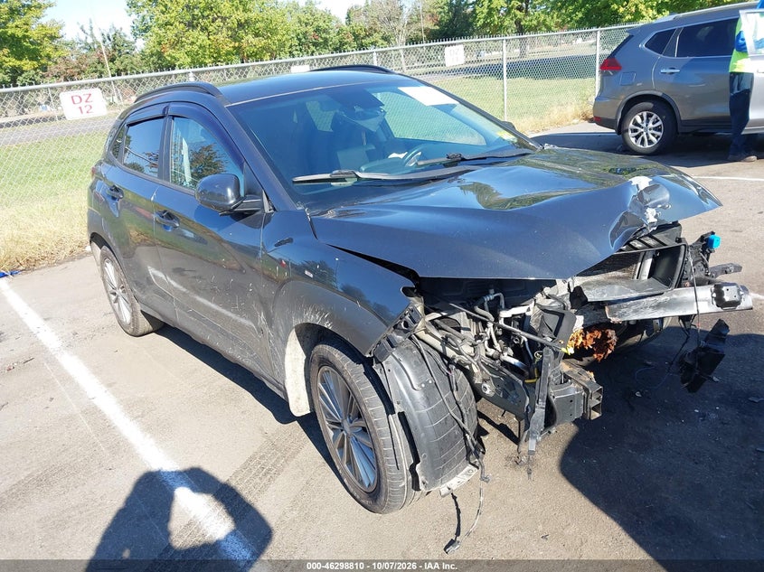 Vin: km8k2caa7mu603694, lot: 46798973, hyundai kona sel 20211