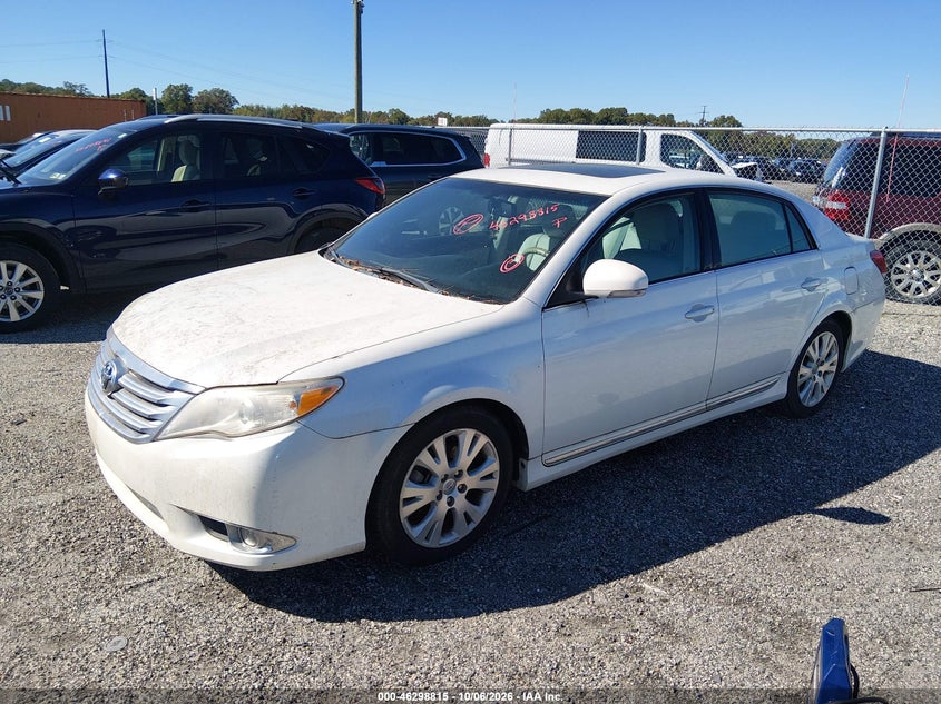 Vin: 4t1bk3db0cu445878, lot: 46798978, toyota avalon 20122