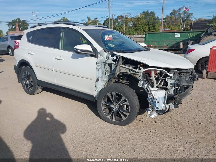 Vin: jtmdfrevxfj029579, lot: 46798991, toyota rav4 limited 20151