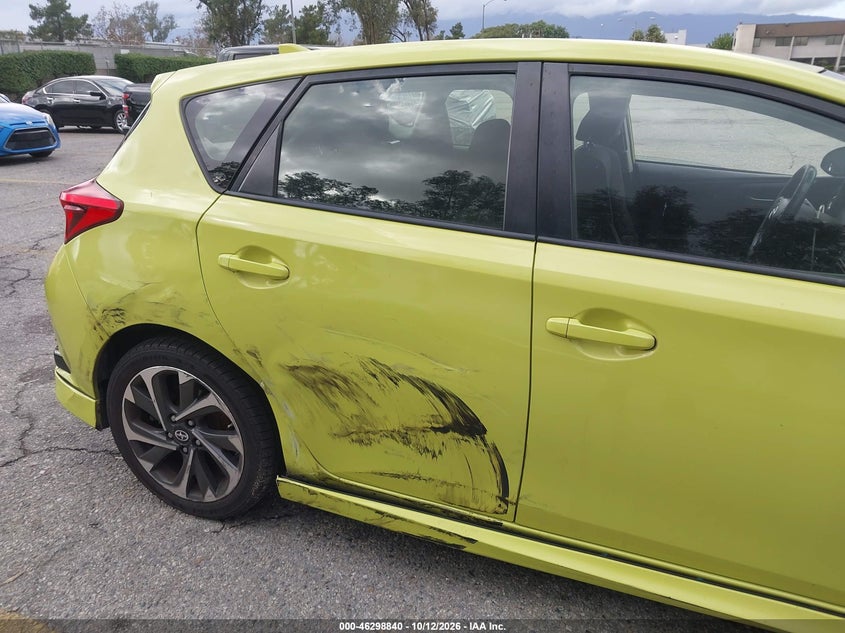 SCION IM 2016 VIN JTNKARJE5GJ515015