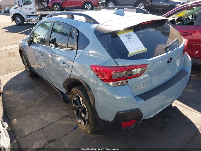 Vin: jf2gthmc7m8365048, lot: 46799019, subaru crosstrek limited 20213