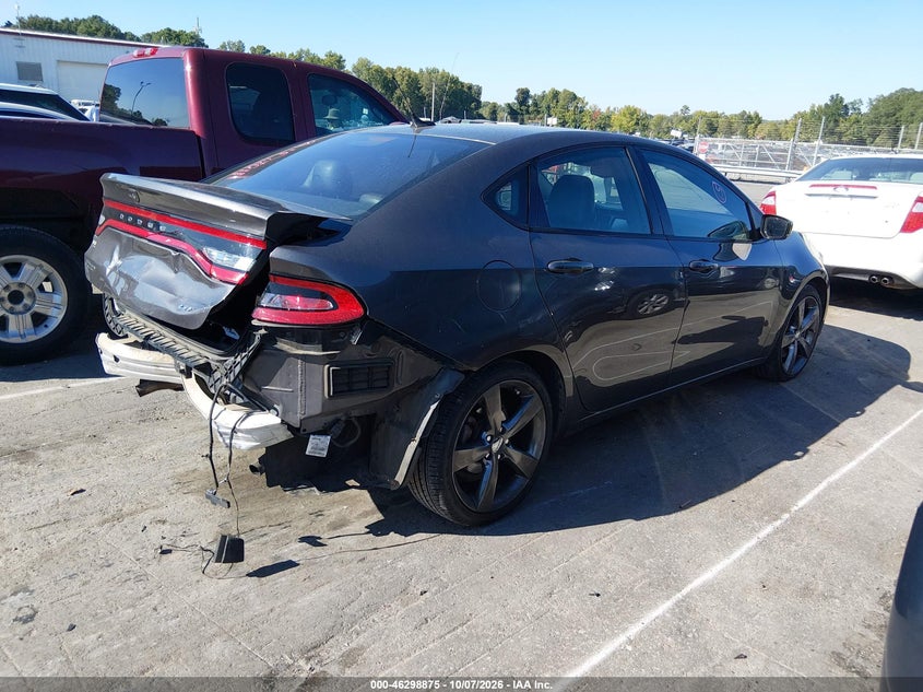 Vin: 1c3cdfebxgd680852, lot: 46799038, dodge dart gt 20164