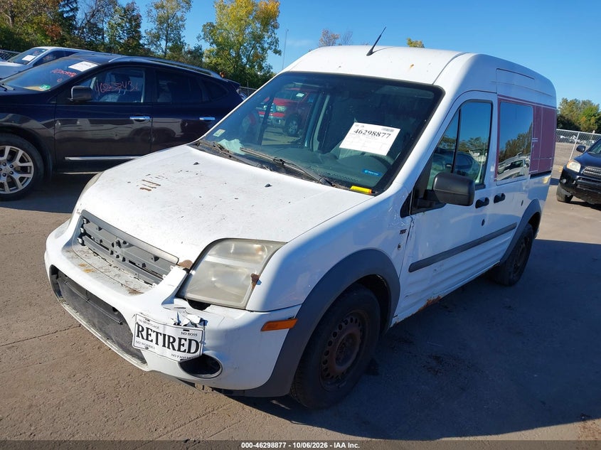 Vin: nm0ls6bnxct096500, lot: 46799040, ford transit connect xlt 20122