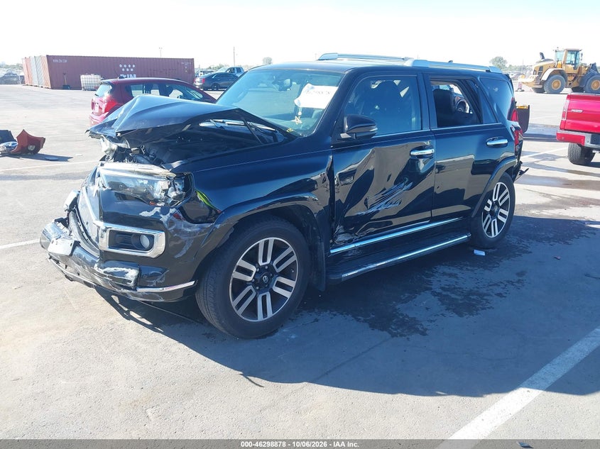 Vin: jtebu5jr9g5324595, lot: 46799041, toyota 4runner limited 20162