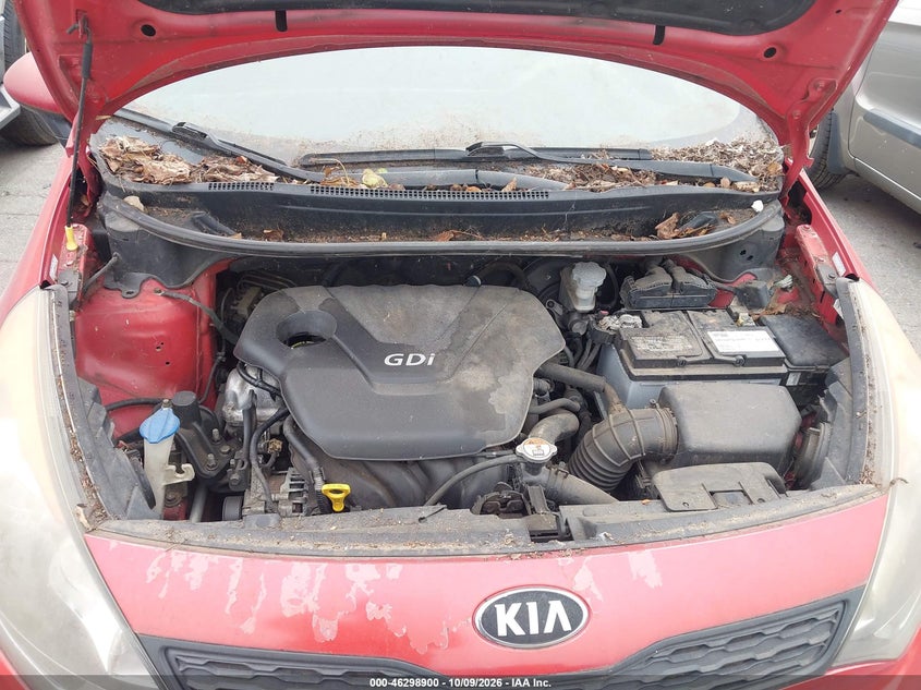 KIA RIO 2013 VIN KNADM5A3XD6172726