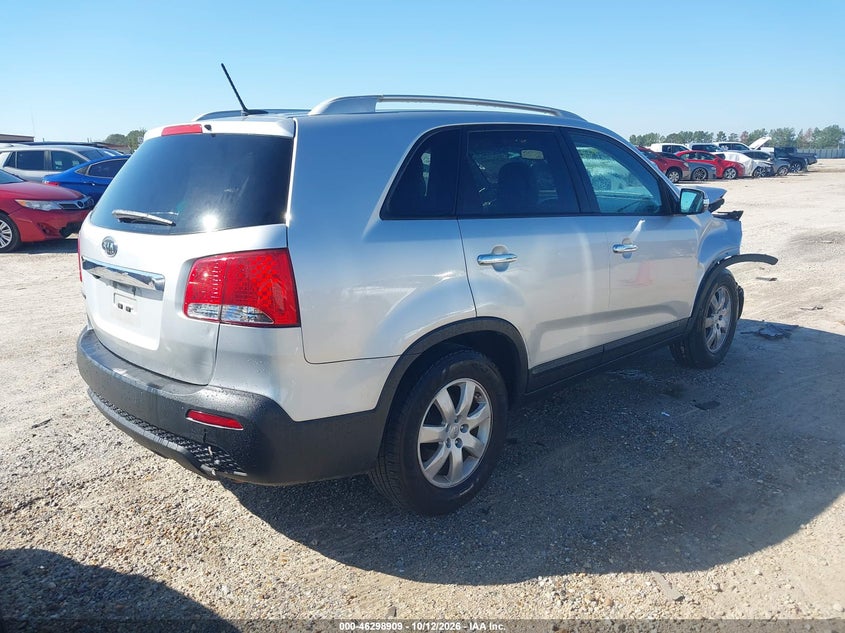 Vin: 5xykt4a66dg424731, lot: 46799072, kia sorento lx 20134