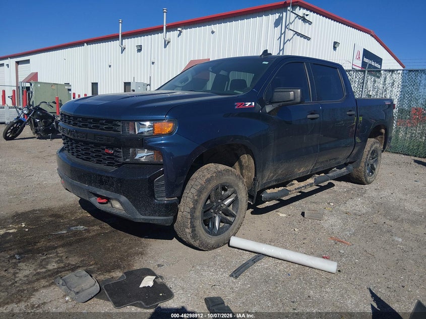 Vin: 1gcpycel5lz359999, lot: 46799075, chevrolet silverado 1500 4wd  short bed custom trail boss 20202