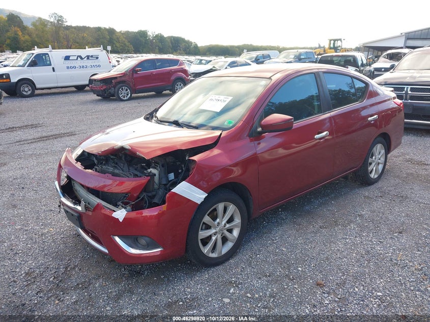 Vin: 3n1cn7ap0gl909875, lot: 46799083, nissan versa 1.6 sl 20162