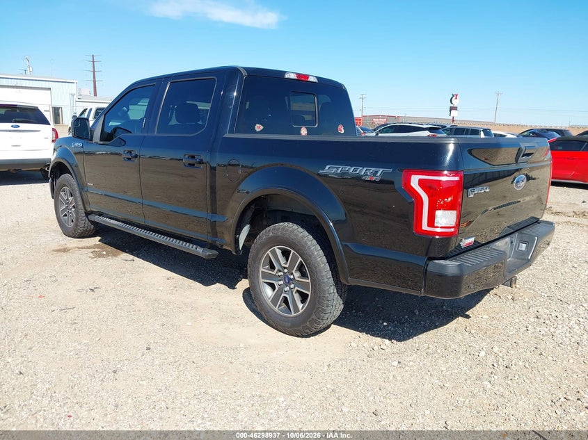 Vin: 1ftew1epxgke65383, lot: 46799100, ford f-150 xlt 20163