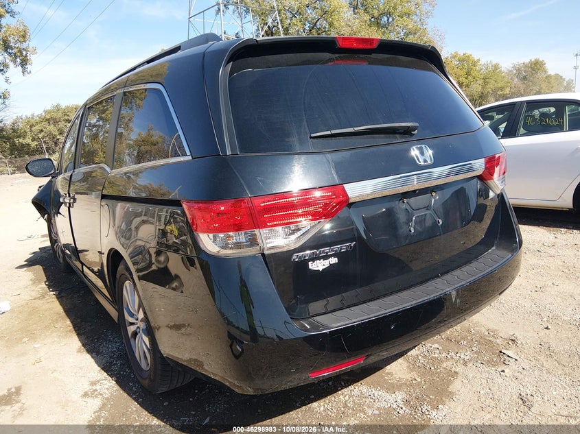 Vin: 5fnrl5h64fb028463, lot: 46799146, honda odyssey ex-l 20153