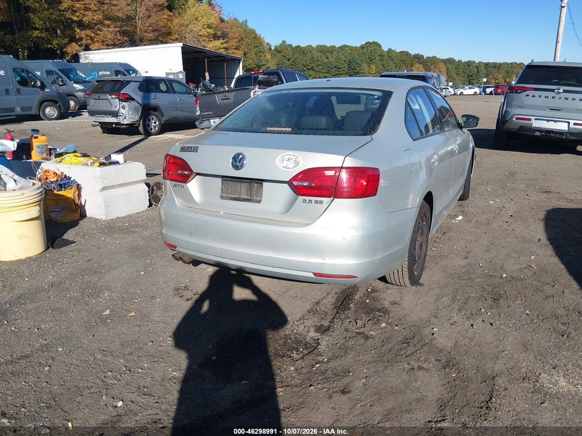 Vin: 3vwdp7aj8cm023831, lot: 46799154, volkswagen jetta 2.5l se 20124