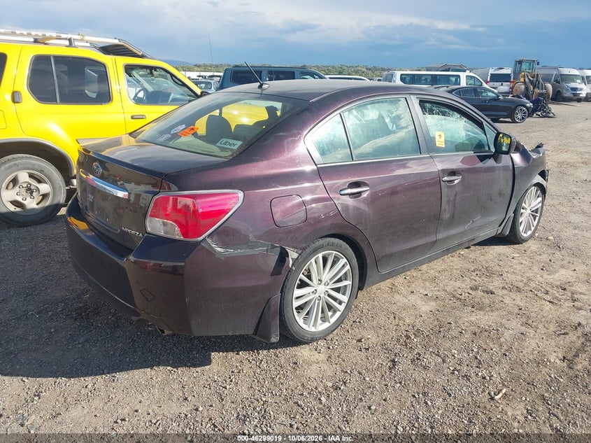Vin: jf1gjah67ch018873, lot: 46799182, subaru impreza 2.0i limited 20124