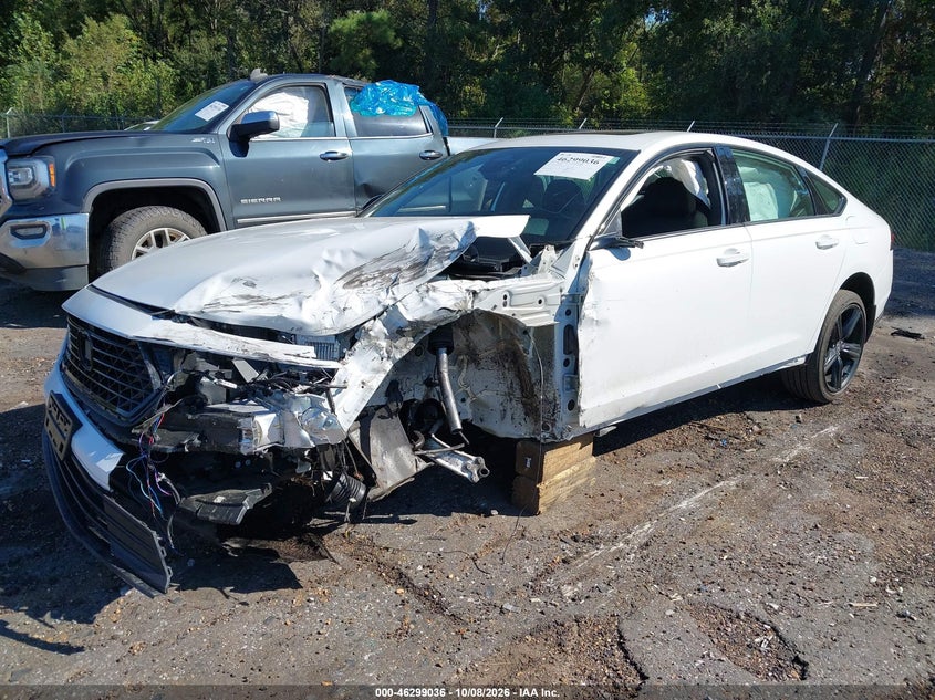 Vin: 1hgcy2f75sa096017, lot: 46799199, honda accord hybrid sport-l 20252
