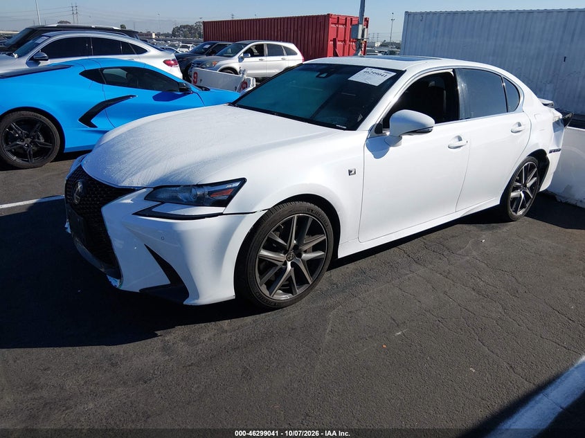 Vin: jthbz1blxga004975, lot: 46799204, lexus gs 350 f sport 20162