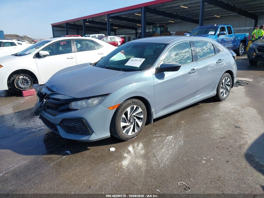 Vin: shhfk7h32ku219461, lot: 46799339, honda civic lx 20192