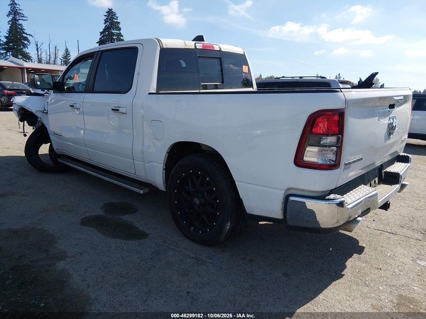 Vin: 1c6srfft6kn588390, lot: 46799345, ram 1500 big horn/lone star  4x4 5'7 box 20193