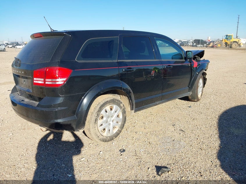Vin: 3c4pdcab0ft700181, lot: 46799360, dodge journey american value pkg 20154