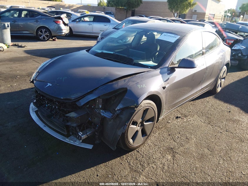 Vin: 5yj3e1ea7pf579358, lot: 46799372, tesla model 3 rear-wheel drive 20232