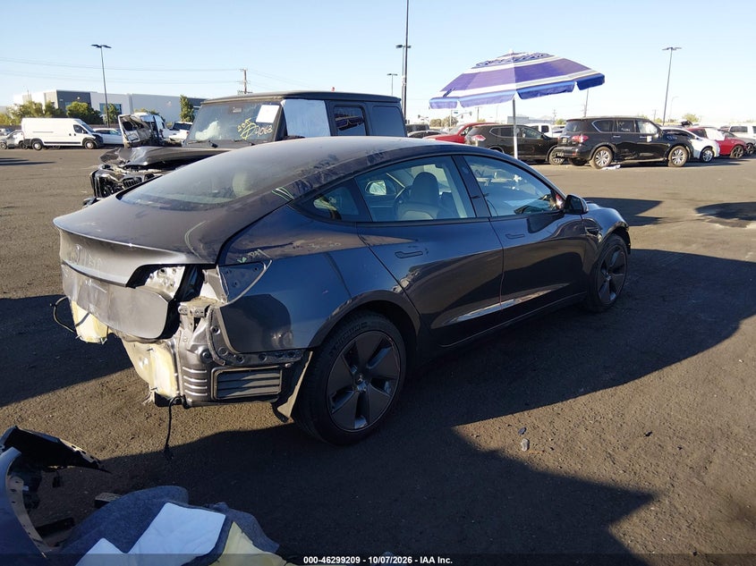 Vin: 5yj3e1ea7pf579358, lot: 46799372, tesla model 3 rear-wheel drive 20234