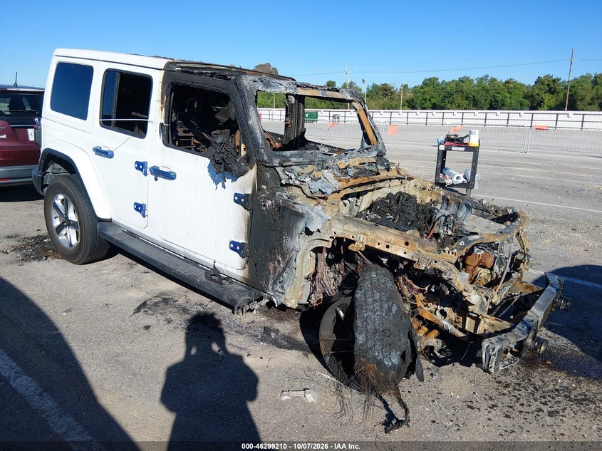 Vin: 1c4hjxeg4jw225504, lot: 46799373, jeep wrangler unlimited sahara 4x4 2018 img_1