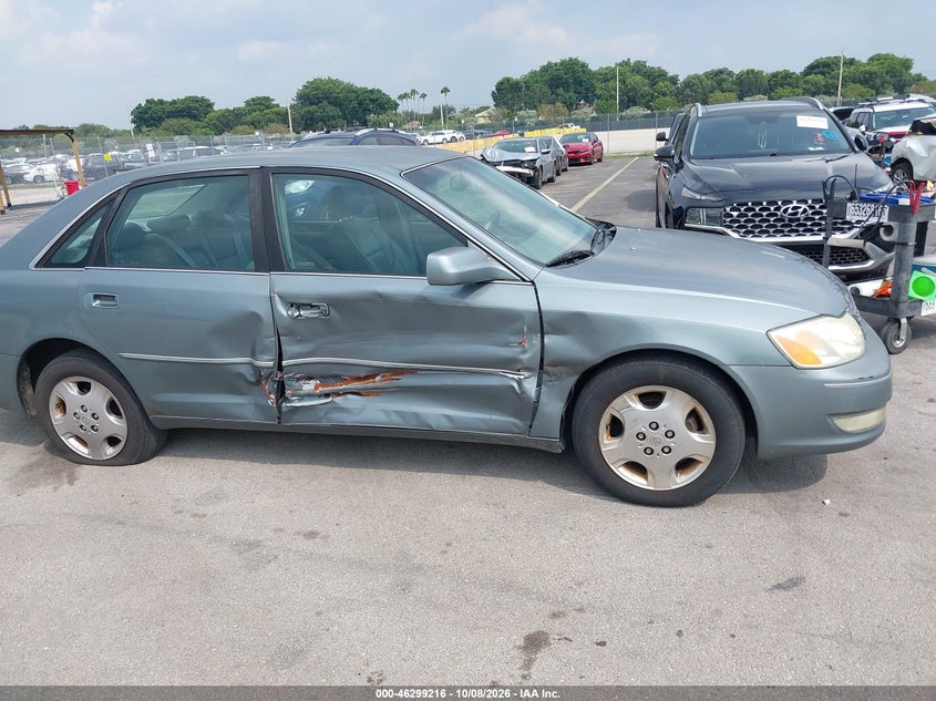 TOYOTA AVALON 2004 VIN 4T1BF28B74U353905
