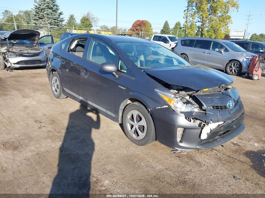 Vin: jtdkn3du6f0424462, lot: 46799390, toyota prius four 20151