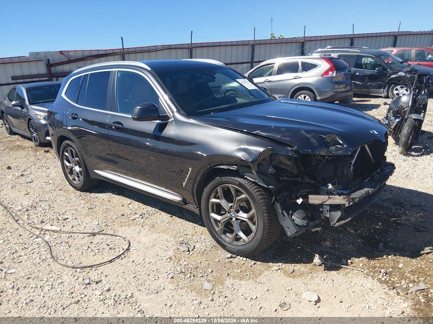 Vin: 5ux53dp03p9r73548, lot: 46799392, bmw x3 xdrive30i 20231
