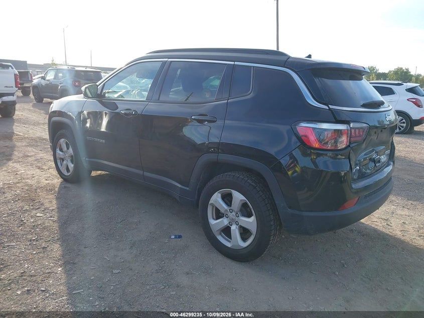 Vin: 3c4njdbb6jt492871, lot: 46799398, jeep compass latitude 4x4 20183