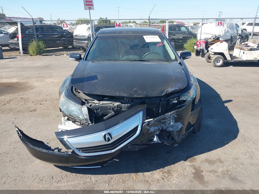 ACURA TL 2013 VIN 19UUA8F77DA003190
