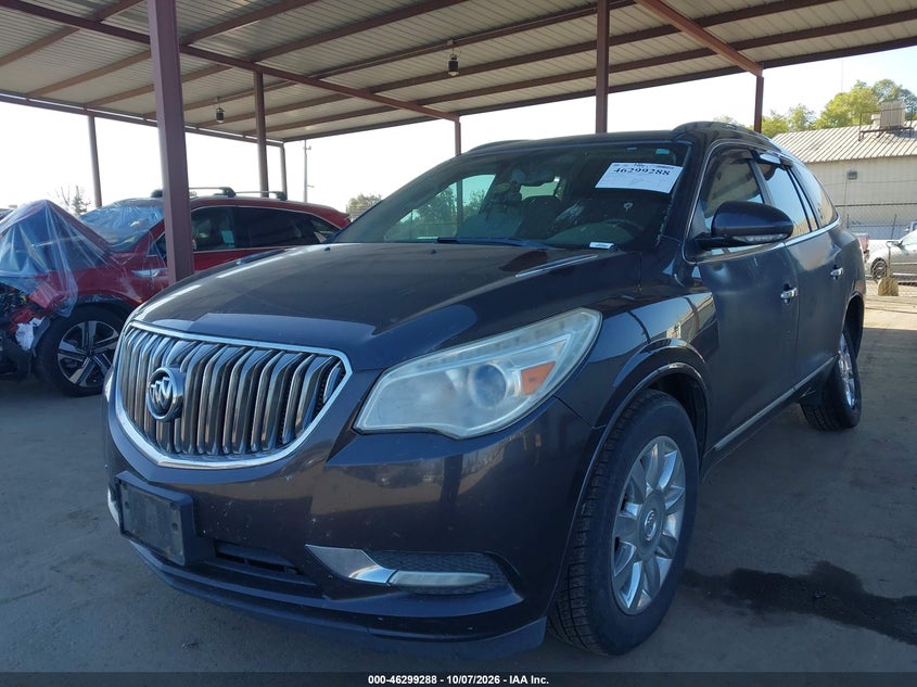 Vin: 5gakvbkd9ej365592, lot: 46799452, buick enclave leather 20142