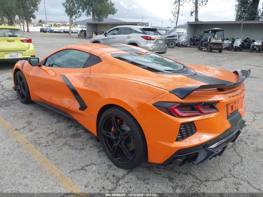 Vin: 1g1yc2d42n5112529, lot: 46799488, chevrolet corvette stingray rwd  3lt 20223