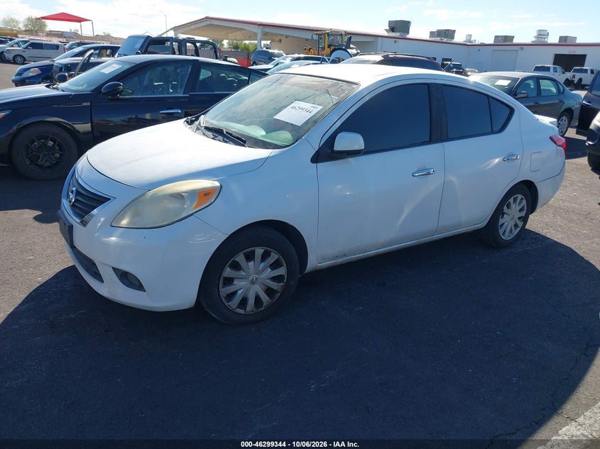 Vin: 3n1cn7ap1dl889311, lot: 46799507, nissan versa 1.6 sv 20132