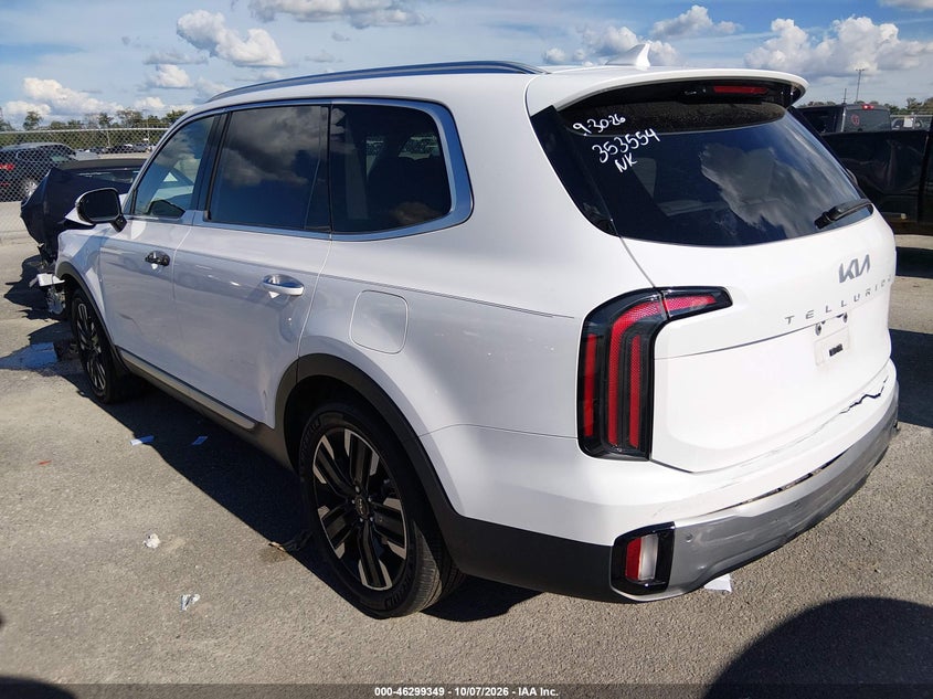 Vin: 5xyp5dgc3pg353554, lot: 46799513, kia telluride sx prestige 20233