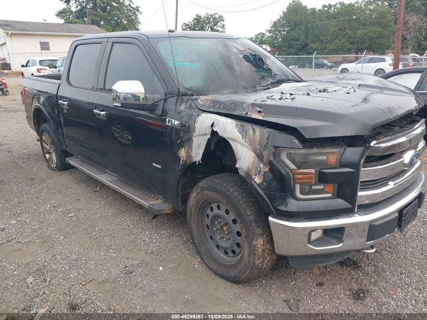 Vin: 1ftew1eg0gfc54637, lot: 46799524, ford f-150 lariat 20161