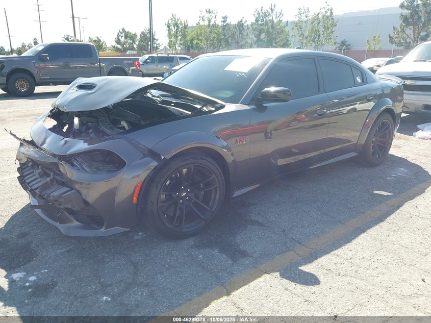 Vin: 2c3cdxgj0ph513610, lot: 46799541, dodge charger scat pack widebody 20232
