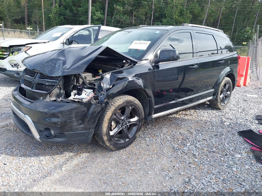 Vin: 3c4pdcgg6kt858005, lot: 46799554, dodge journey crossroad 20192