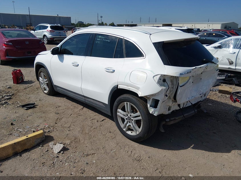 Vin: w1n4n4gb3mj228701, lot: 46799558, mercedes-benz gla 250 20213