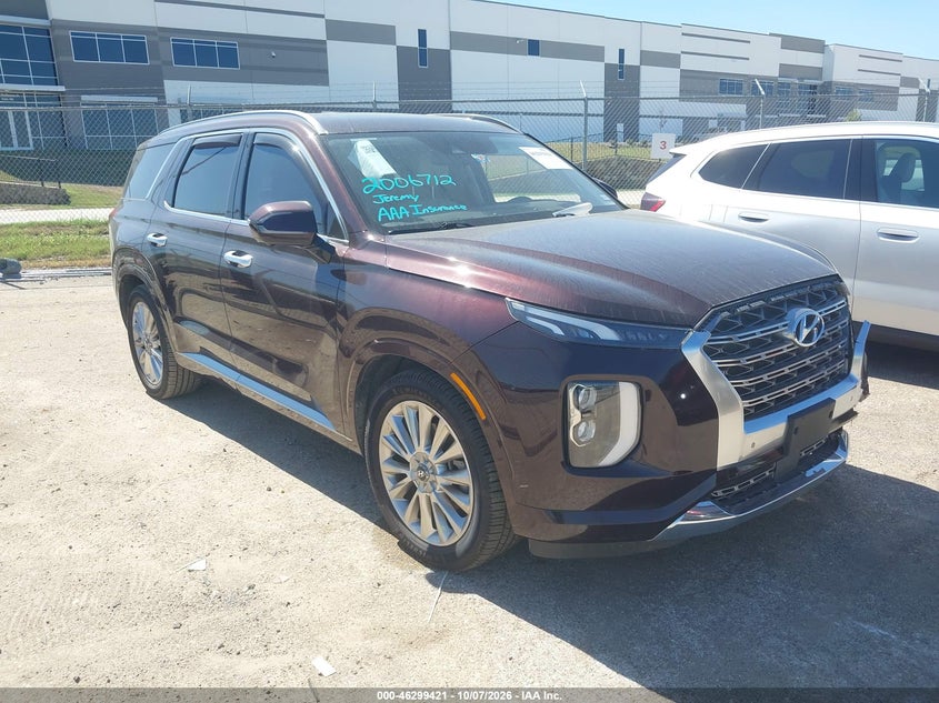 Vin: km8r54hexlu045309, lot: 46799584, hyundai palisade limited 20201