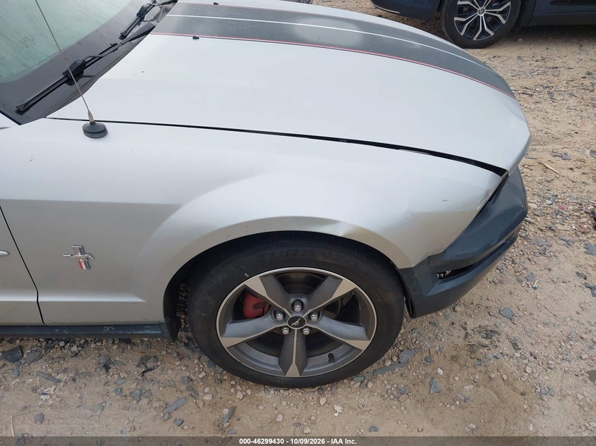 FORD MUSTANG 2006 VIN 1ZVFT84N865143227