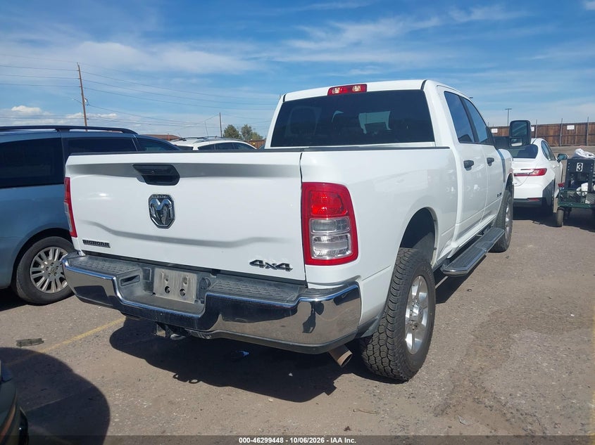 Vin: 3c6ur5dj1rg366556, lot: 46799611, ram 2500 big horn  4x4 6'4 box 20244