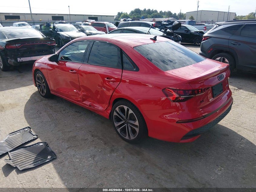 Vin: waugudgyxsa065843, lot: 46799627, audi a3 premium 40 tfsi quattro s tronic 20253