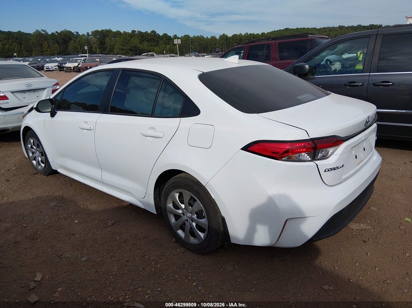 Vin: 5yfb4mde7sp293382, lot: 46799671, toyota corolla le 20253
