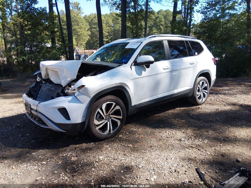 Vin: 1v2br2ca0nc503112, lot: 46799715, volkswagen atlas 3.6l v6 sel 20222