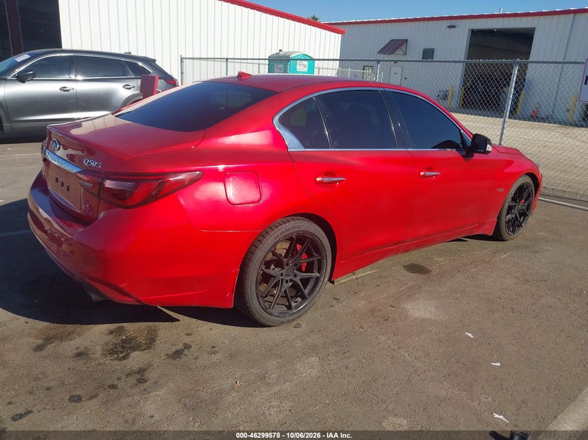 Vin: jn1fv7ap8km760062, lot: 46799741, infiniti q50 3.0t red sport 400 20194