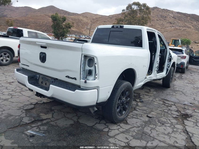 Vin: 3c6ur5sl2rg292861, lot: 46799814, ram 2500 limited  4x4 6'4 box 20244