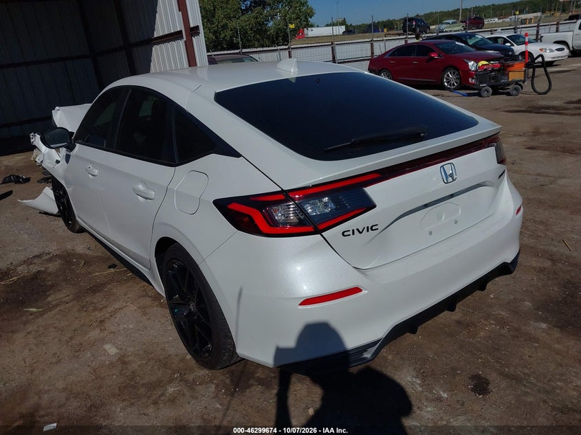Vin: 19xfl2h80te018923, lot: 46799836, honda civic sport 20263