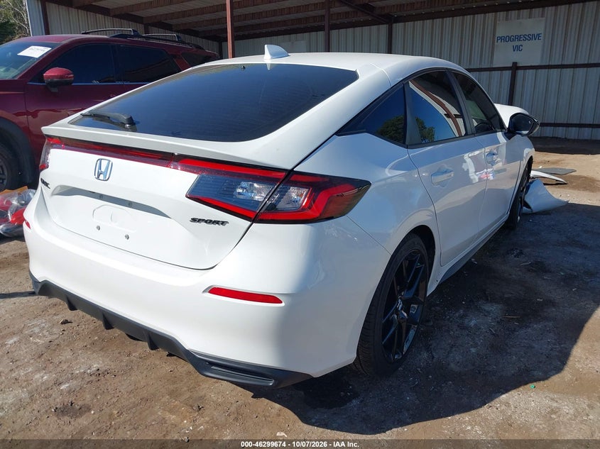 Vin: 19xfl2h80te018923, lot: 46799836, honda civic sport 20264