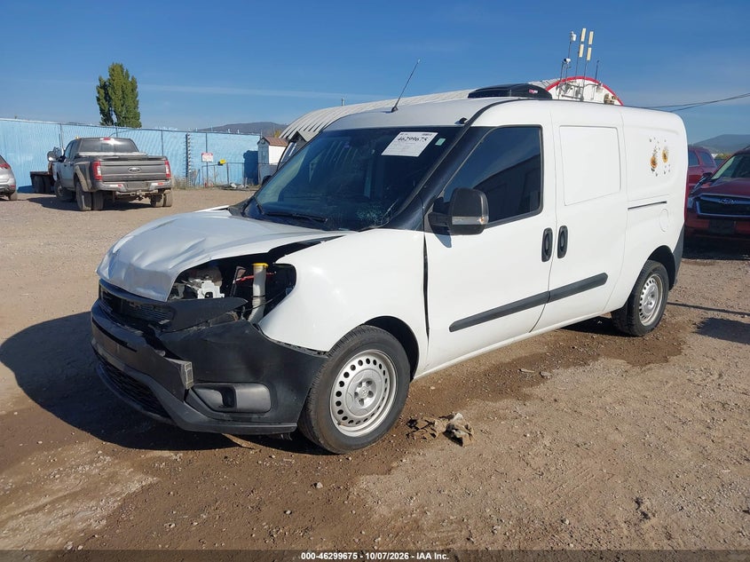 Vin: zfbhrfab1m6t92617, lot: 46799838, ram promaster city tradesman 20212